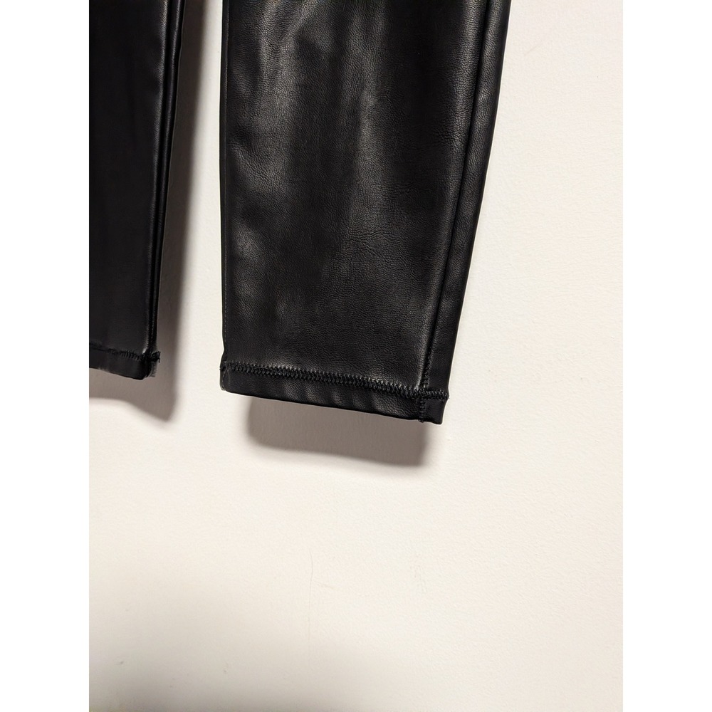 BlankNYC Vegan Leather Pull On Leggings Black Skinny Pants 30V-1122MX Womens 30 - Picture 5 of 13